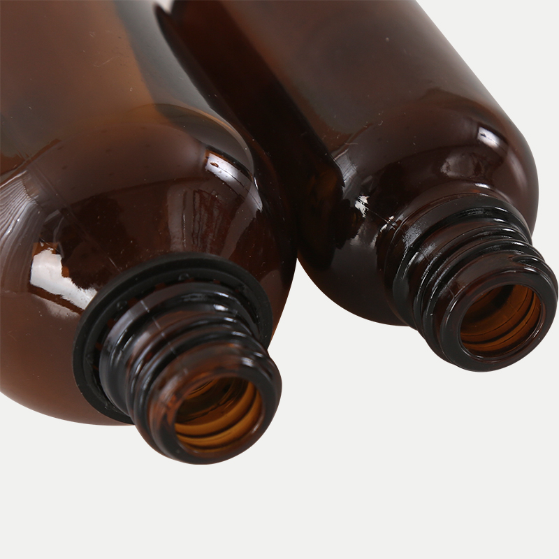 زجاجة زيت عطري من زجاج العنبر